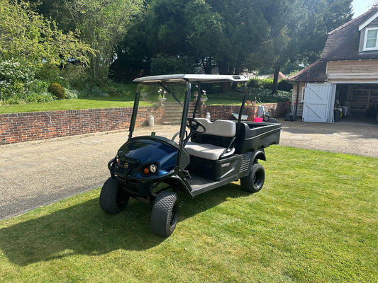 A Cushman Hauler 1200 delivered to a private customer, ideal for efficient transport and maintenance around their property.