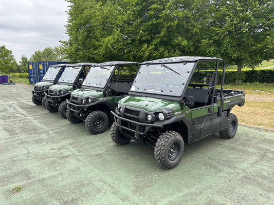 Fleet of Kawasaki Mule Pro-DX and Trailers Delivered to Goodwood Events Company
