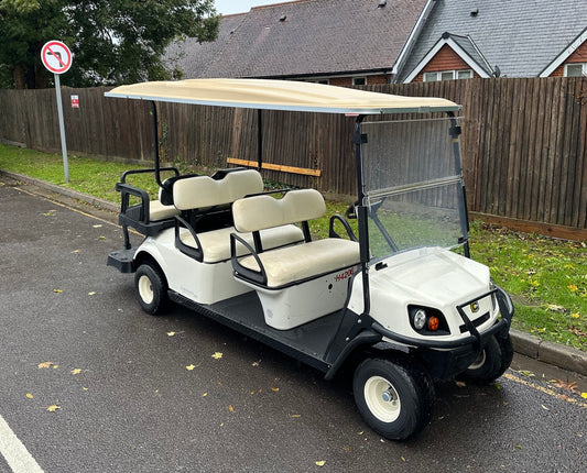 2022 Cushman Shuttle 6- Electric - White/Grey - Used - Very Good Condition