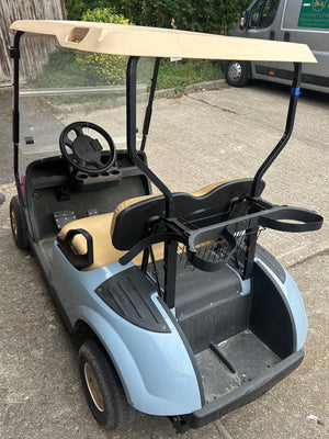 2022 EZGO TXT EX1 Golf Buggy - Petrol - Ocean Grey - Used thumbnail 3