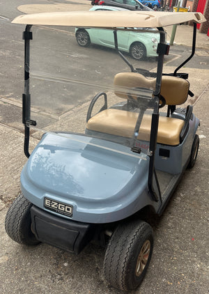2022 EZGO TXT EX1 Golf Buggy - Petrol - Ocean Grey - Used thumbnail 4