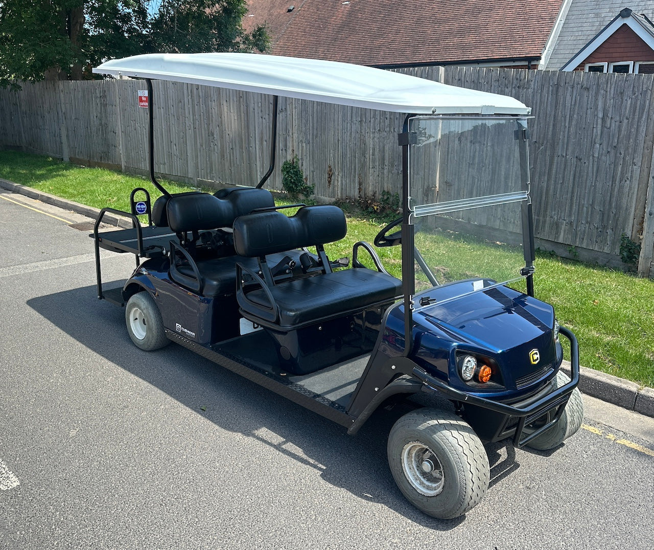 Cushman Shuttle 6 48V - Electric - Patriot Blue - Good Condition
