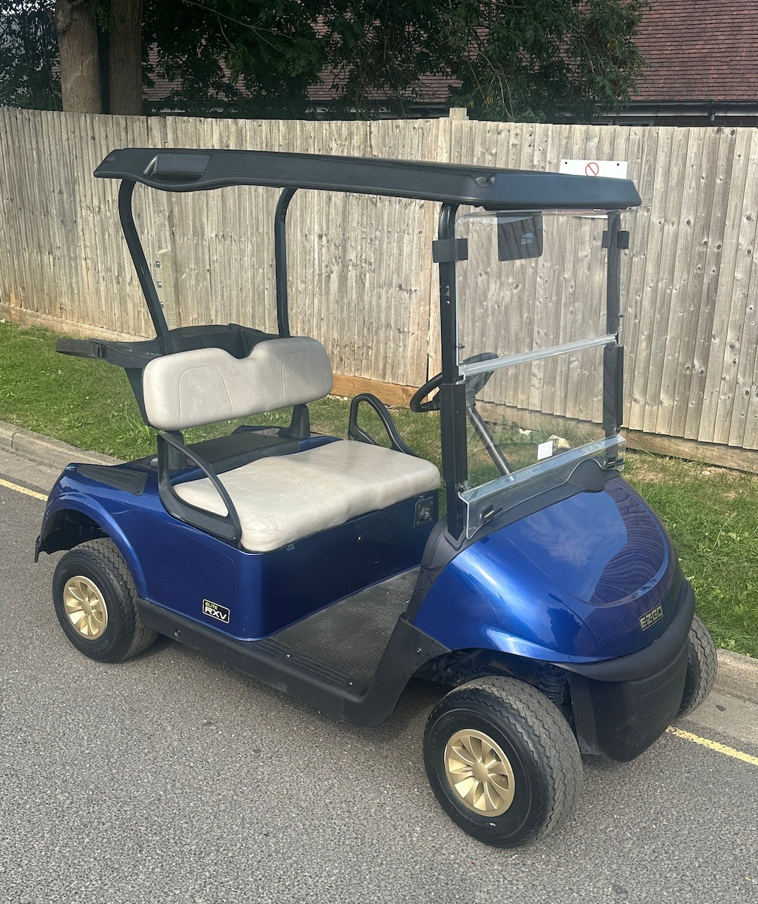 2020 EZGO RXV ELiTE Golf Buggy – Lithium – Electric Blue – Used