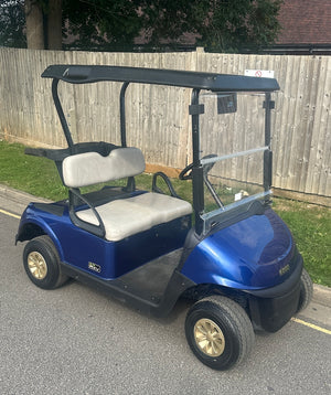 2020 EZGO RXV ELiTE Golf Buggy – Lithium – Electric Blue – Used thumbnail 1