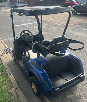 2020 EZGO RXV ELiTE Golf Buggy – Lithium – Electric Blue – Used thumbnail 3