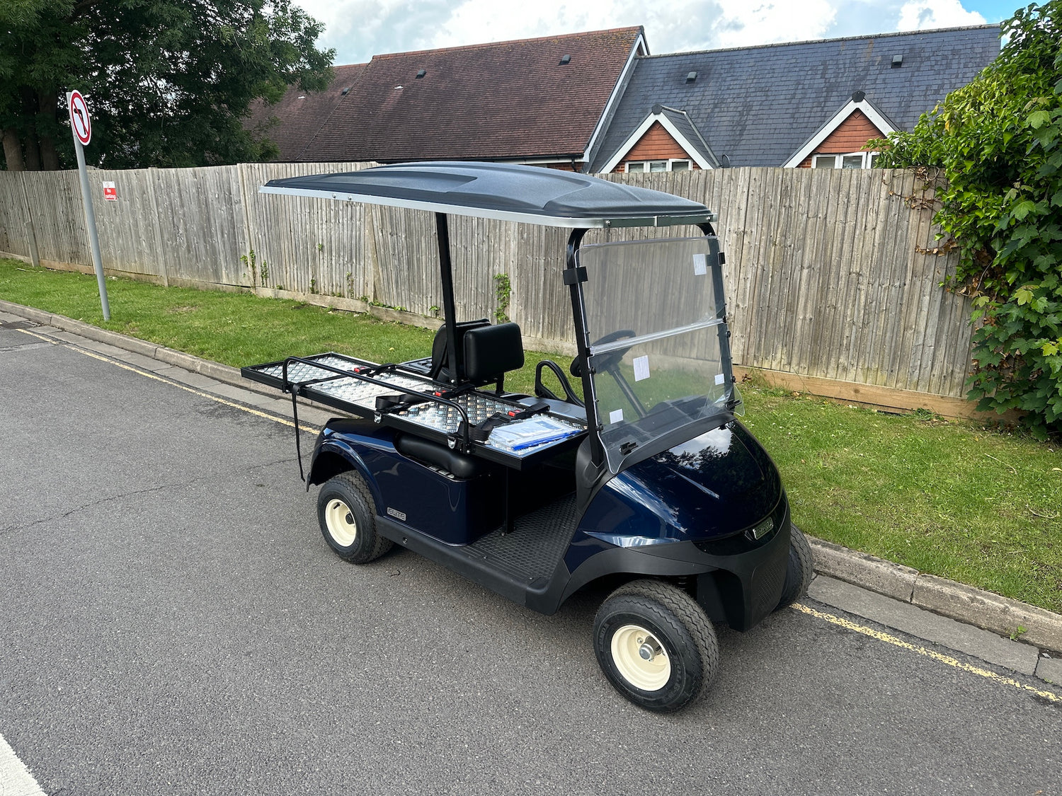 New EZGO RXV ELiTE Ambulance Buggy - Patriot Blue