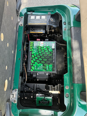 Refurbished EZGO RXV 2+2 - Electric - Green/White/Black/Blue/Grey - Refurbished thumbnail 6