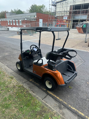 2019 EZGO RXV ELiTE - Electric - Sunburst Orange - Used - Good Condition thumbnail 3