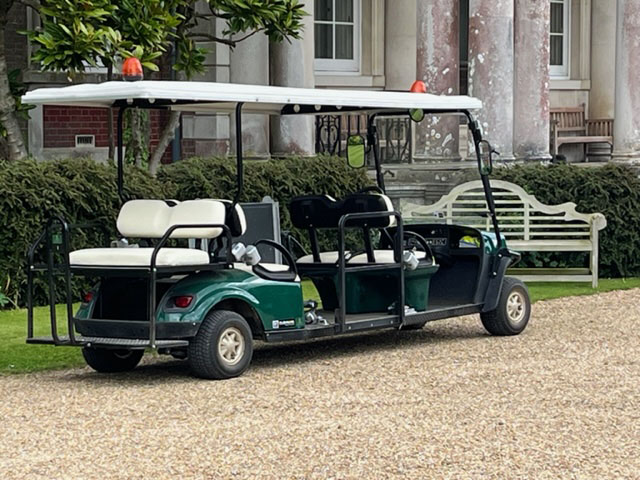 Golf buggies with wheelchair access